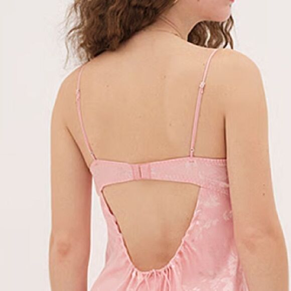 NWT FOR LOVE & LEMONS Lola Midi Dress Blush Pink XL - Picture 7 of 11